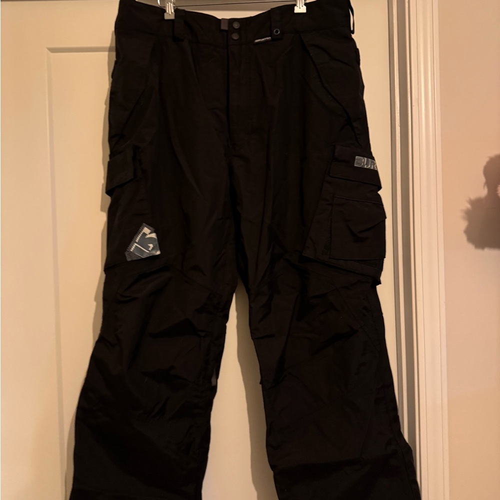 Burton Black heavyweight snowboarding Pants Fit